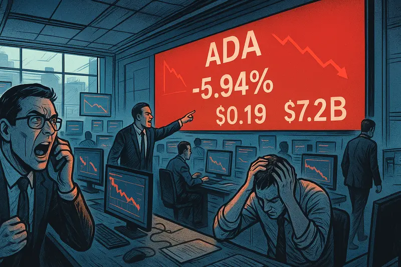 ADA Falls Nearly 6% as Cardano’s Market Value Slips to $7.2 Billion